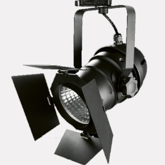 Illuminatore a Led per binario trifase in alluminio stile PAR